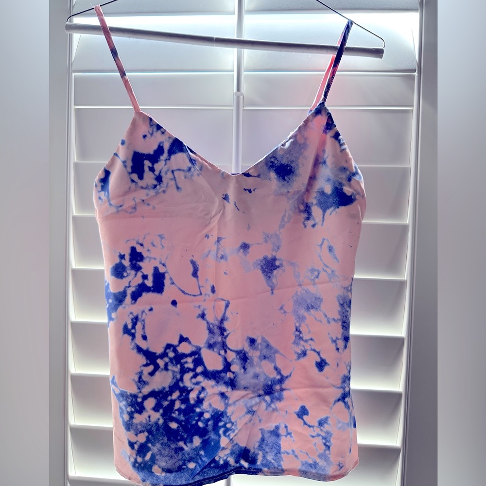 Tie-dye Topshop cami